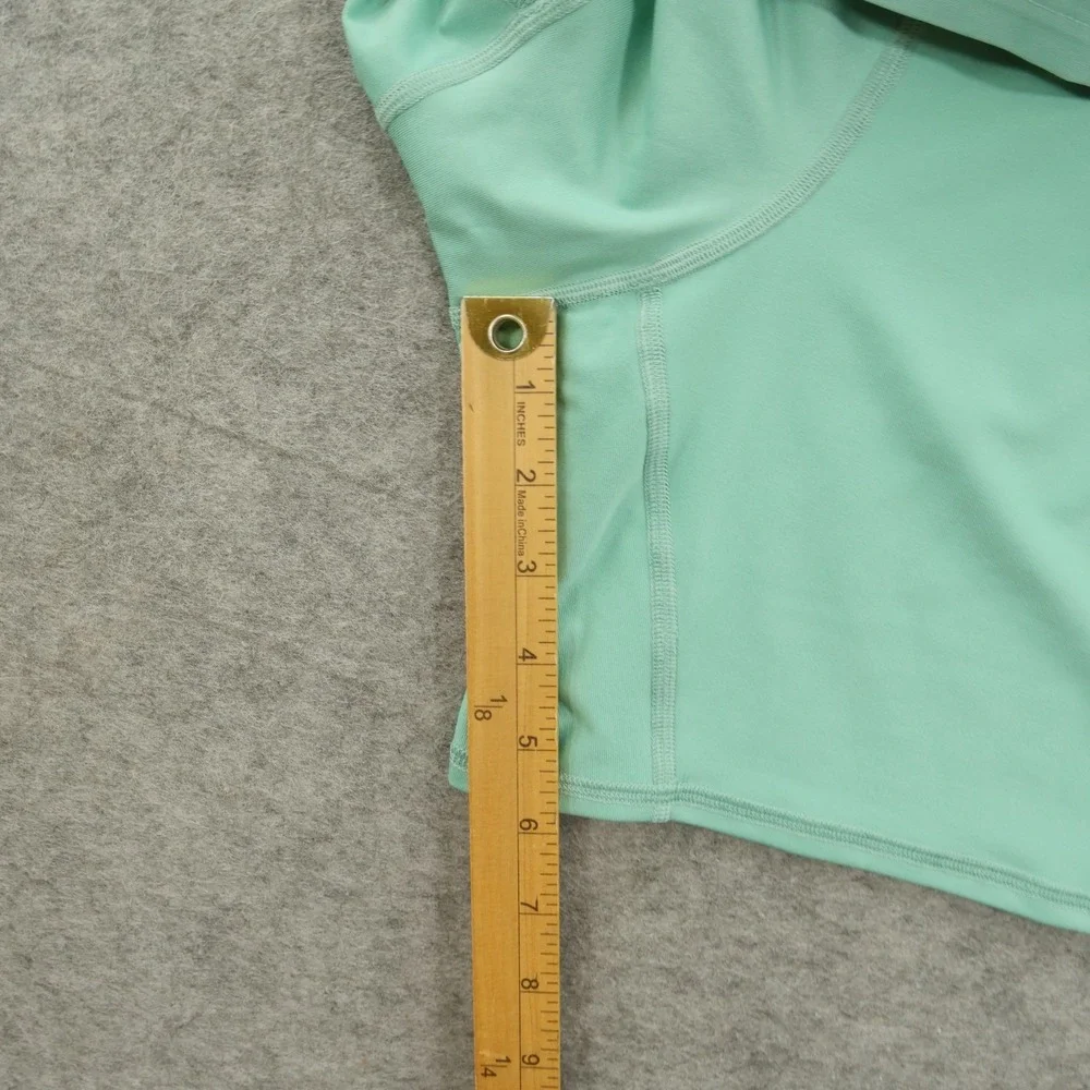 North Face Mens 2XL XXL Green Lined Elastic Waist Graphic Print Gym Active